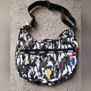 LeSportsac Hobo Shoulder Bag, Groupies Print